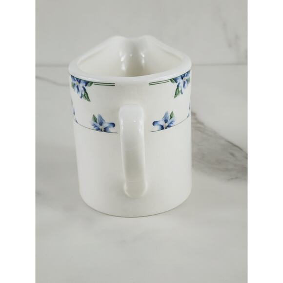 Sango Creamer Summerwind 3 1/2" Porcelain 8oz Dinnerware Year 2000 Serveware Vtg - Picture 5 of 13